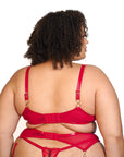 LILUNDERWEAR Anastasia Balconnet Rouge - balconnet vue ensemble