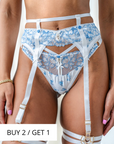 VENTE FINALE- Magnolia Garter-Belt Blue