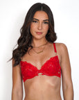 LILUNDERWEAR Anastasia Balconnet Rouge - balconnet vue de dos