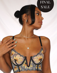 FINAL SALE- Dahlia Sunflower Bra
