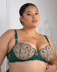 VENTE FINALE- Aphrodite Balconnet Émeraude
