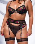 Camellias Black Set
