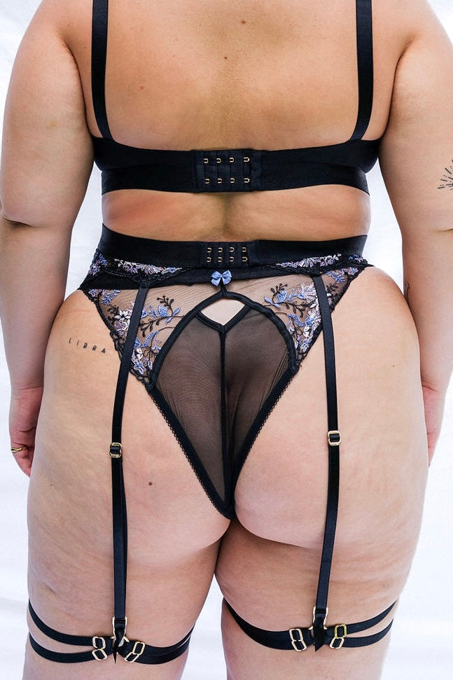 VENTE FINALE- Euphorik Porte-Jarretelles Noir