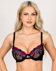 LILUNDERWEAR Violette Balconnet Noir - balconnet vue de face