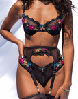 Camellias Black Set