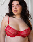 Scarlet Red Bra