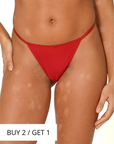 Daily Luxe Thong Red