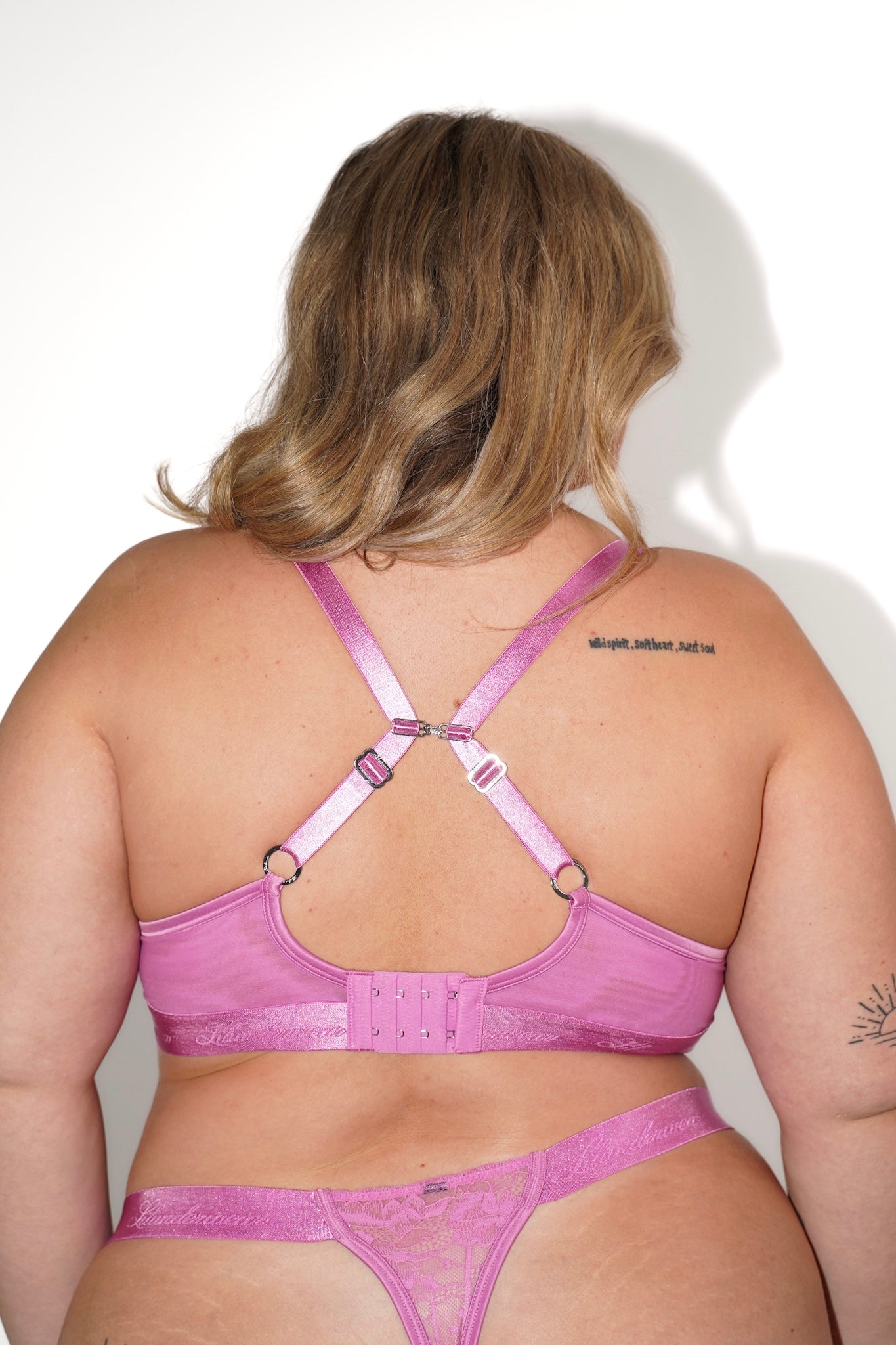 Casual Purple Plunge Bra