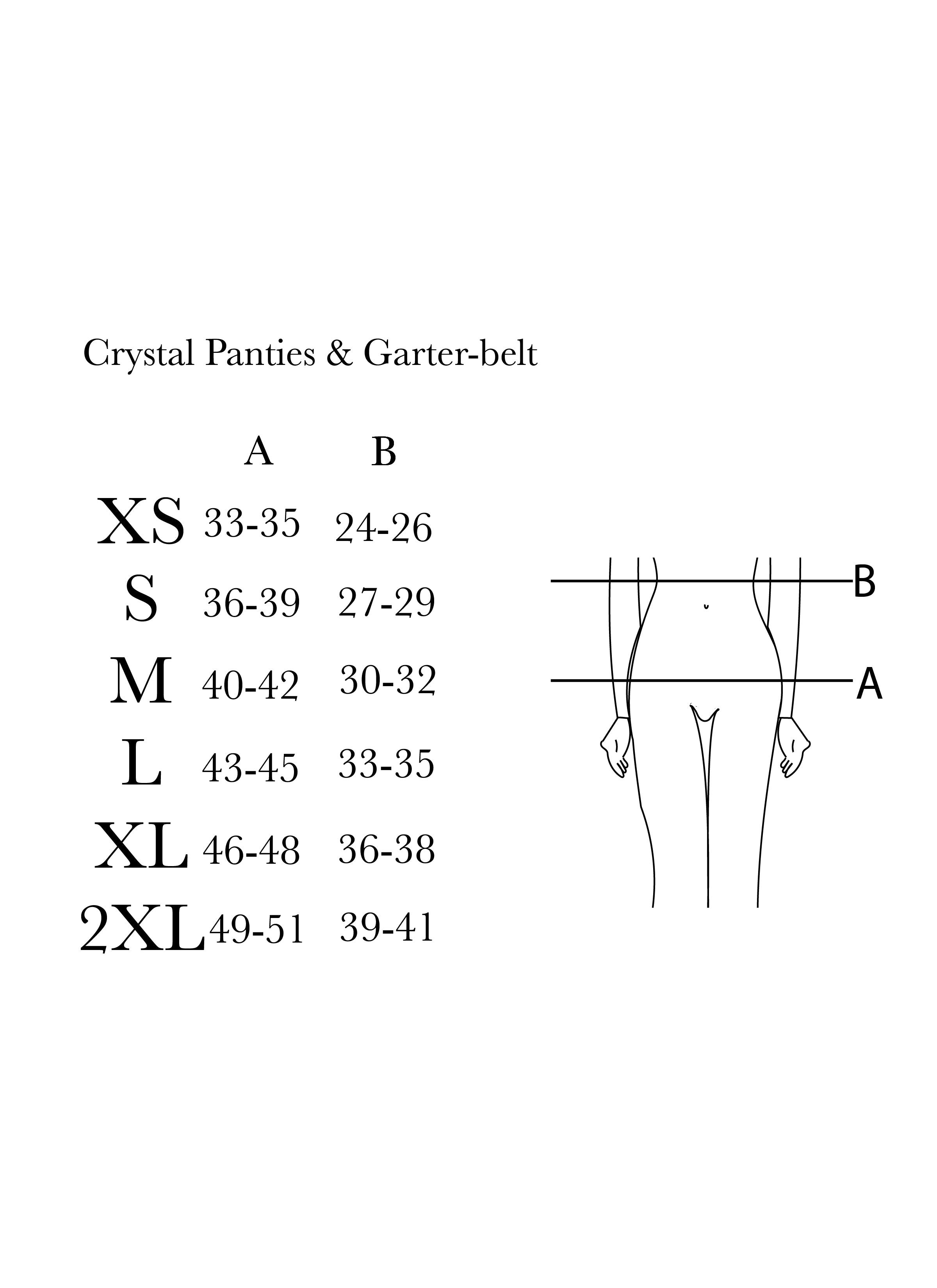 Crystal porte-jarretelles 